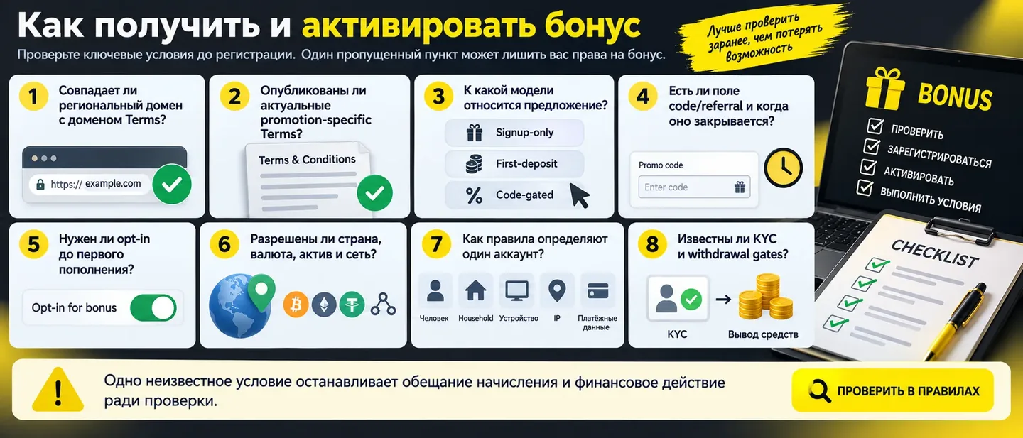 Что проверить до создания аккаунта